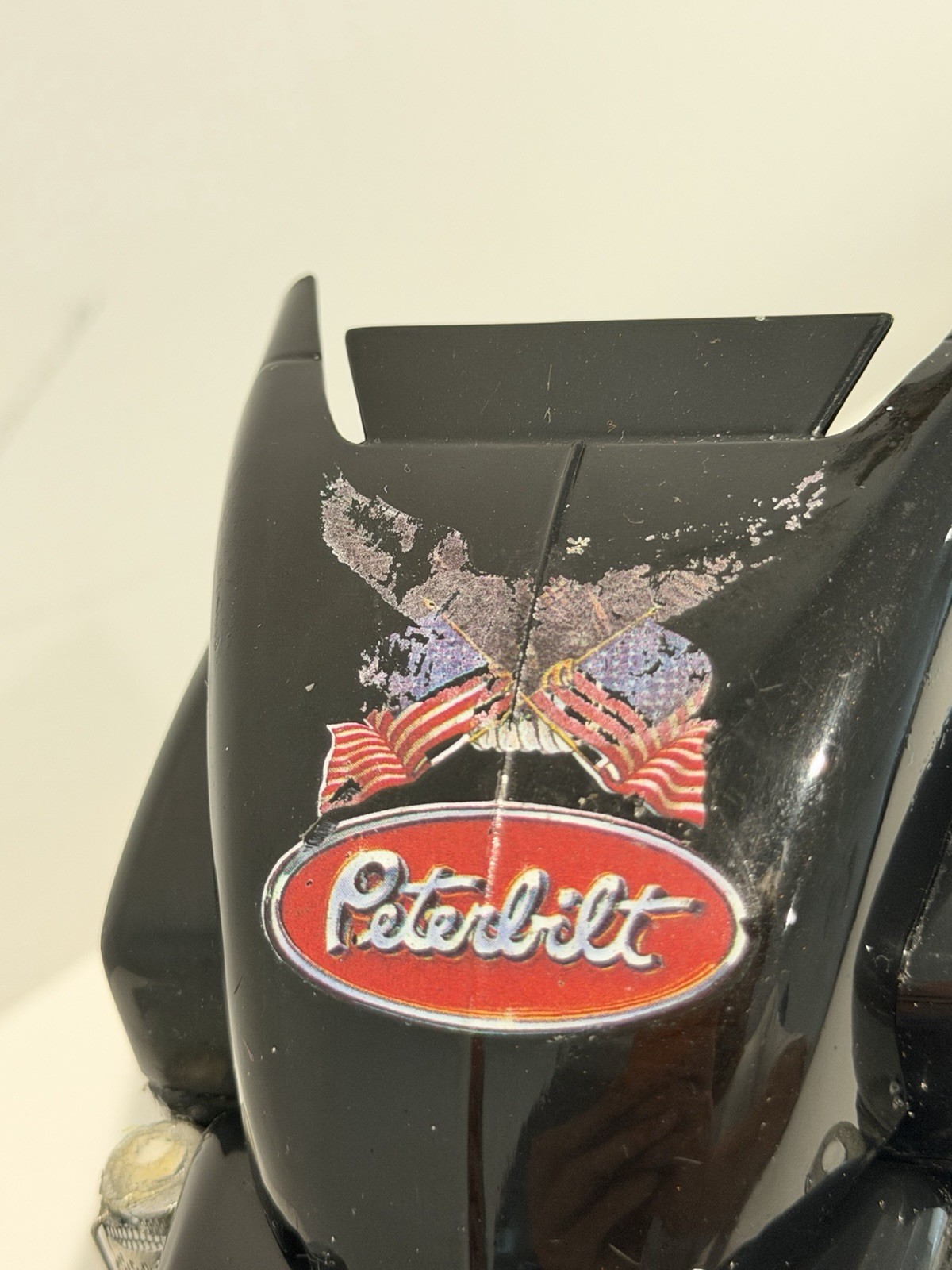 Peterbilt Truck Tractor Trailer Unit in Black by Franklin Broken