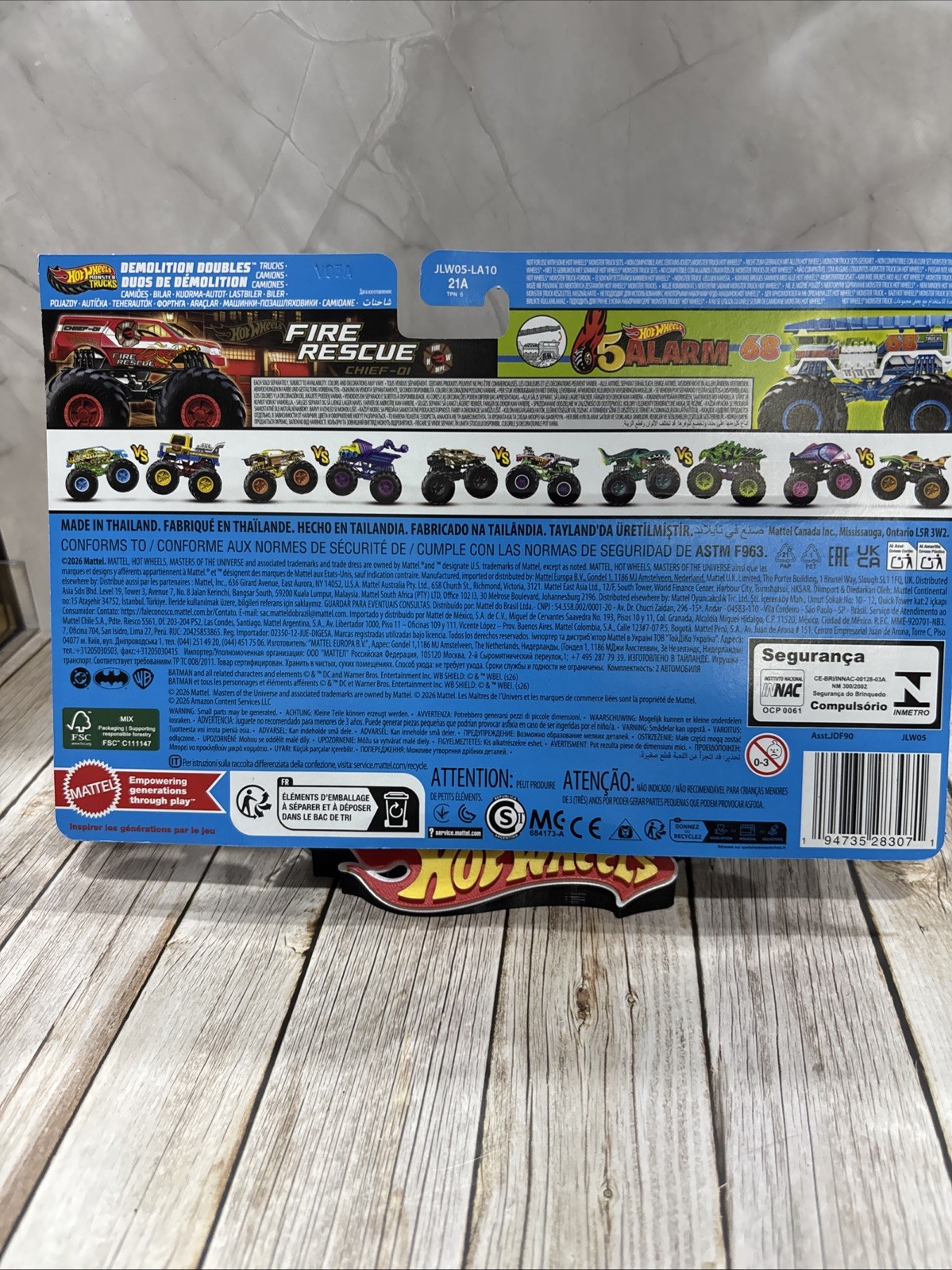Hot Wheels Monster Trucks Demolition Doubles HW Fire Rescue Vs HW 5 Alarm 2026