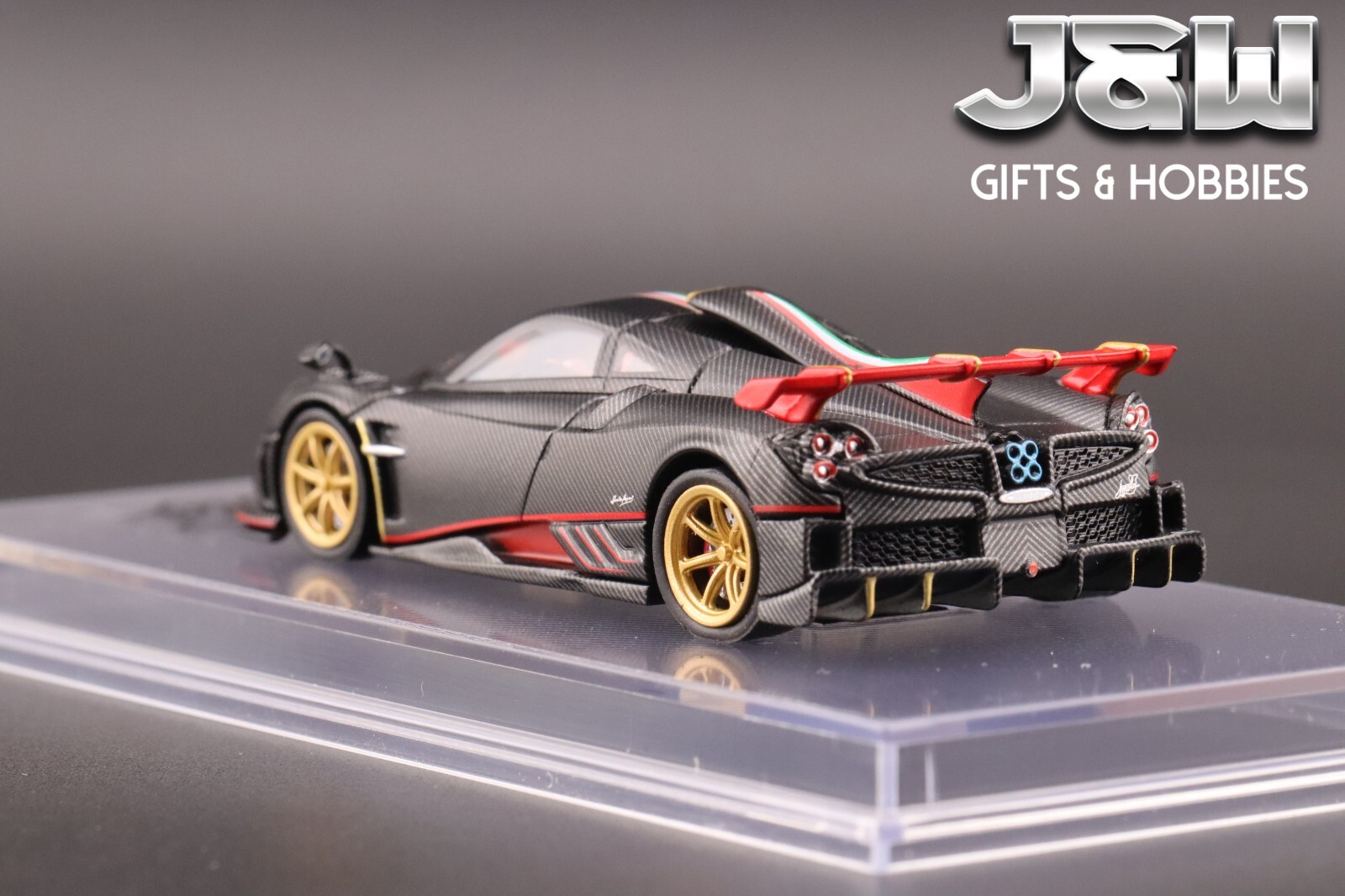 CM Model Pagani Imola Full Dry Carbon Black 1/64