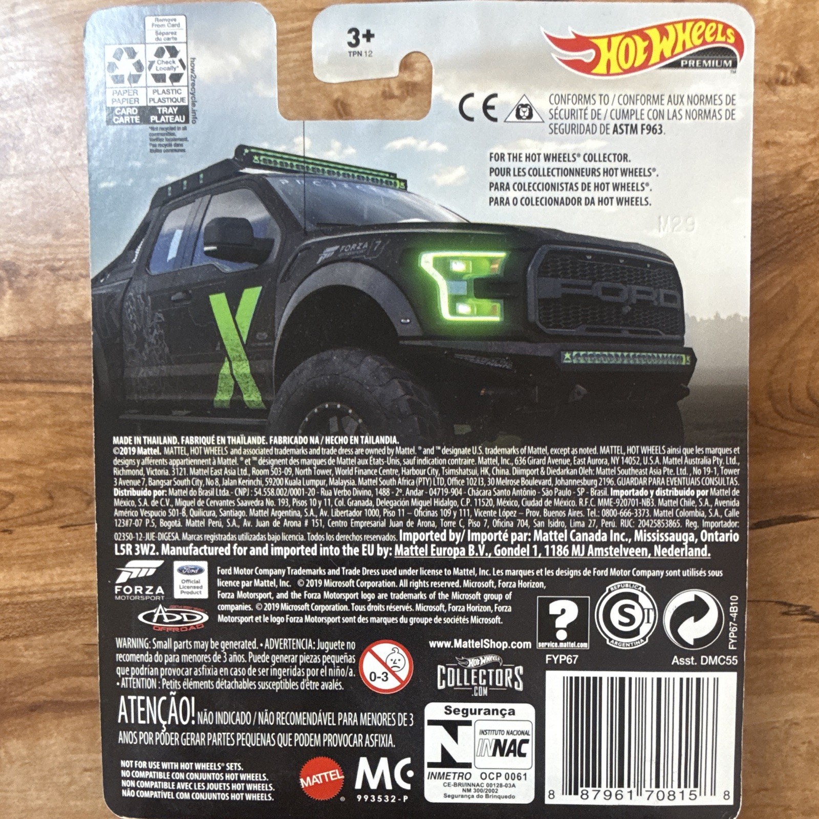Hot Wheels Premium Forza Motorsport Real Riders 2017 Ford F-150 Raptor 1:64