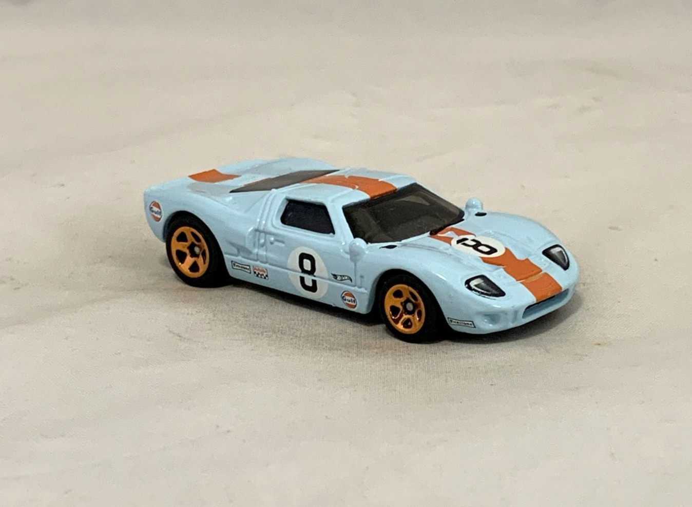 Hot Wheels Ford GT-40 2020 HW Race Gulf Oil Light Blue 5SPs