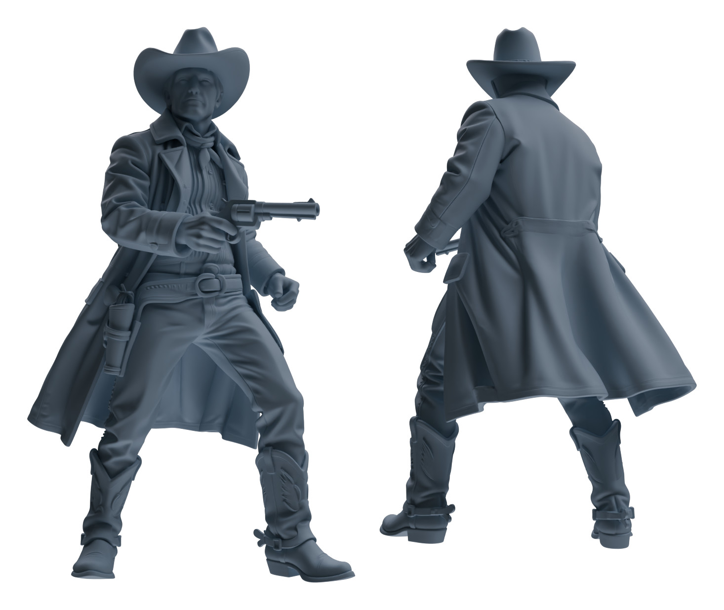 MRY-SFW 1/64/87 Western Cowboy Sheriff Multi-pose HO N Scale Miniatures Diorama