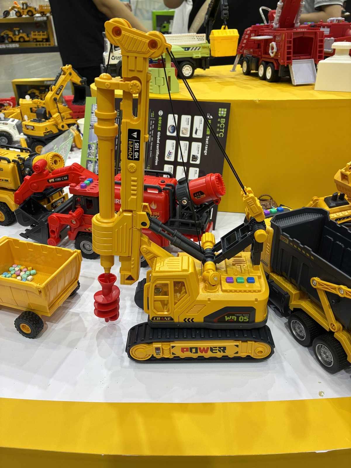 1:16 1:18 Construction Vehicle Toy Set Excavator Loader Roller w/ Sound & Light