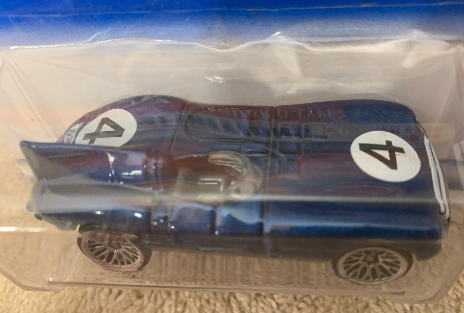 Hot Wheels 1998 First Editions #6 of 40 Cars Jaguar D-Type Collector #638 Blue