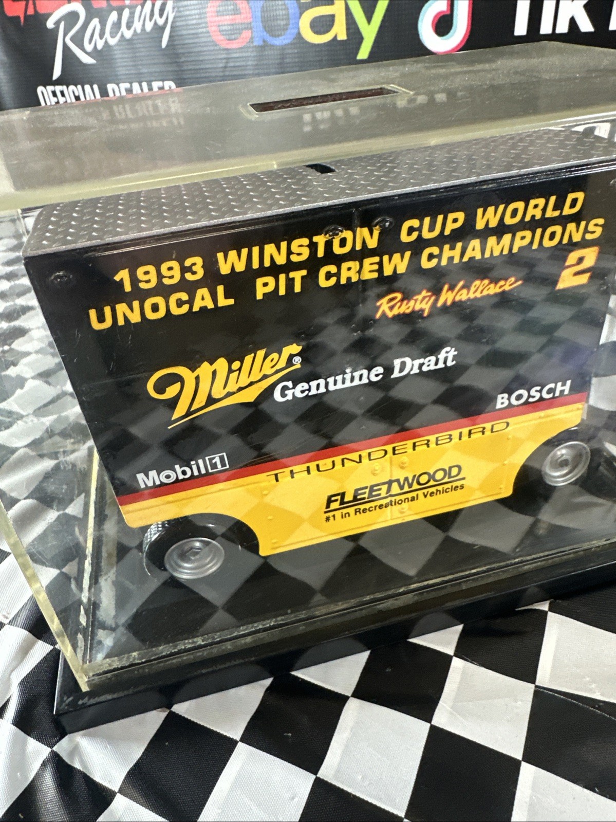 #2 Rusty Wallace 1993 Miller Genuine Draft Put Wagon Bank