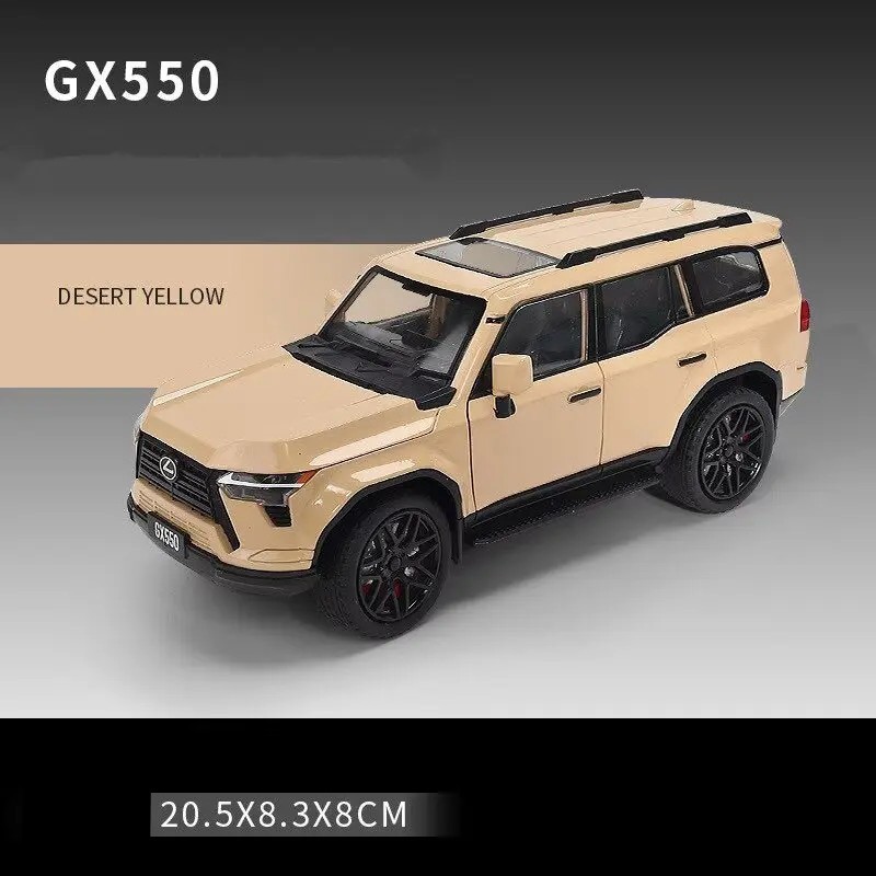 1:24 Lexus GX550 2026 SUV Alloy Luxy Car Model Diecasts Off-road Vehicles Car