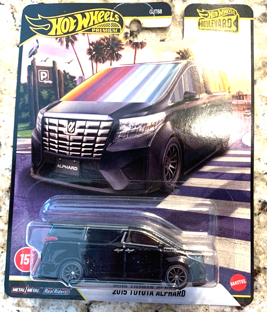 Hot Wheels 2026 Premium Boulevard 2015 Toyota Alphard w/Real Riders VHTF