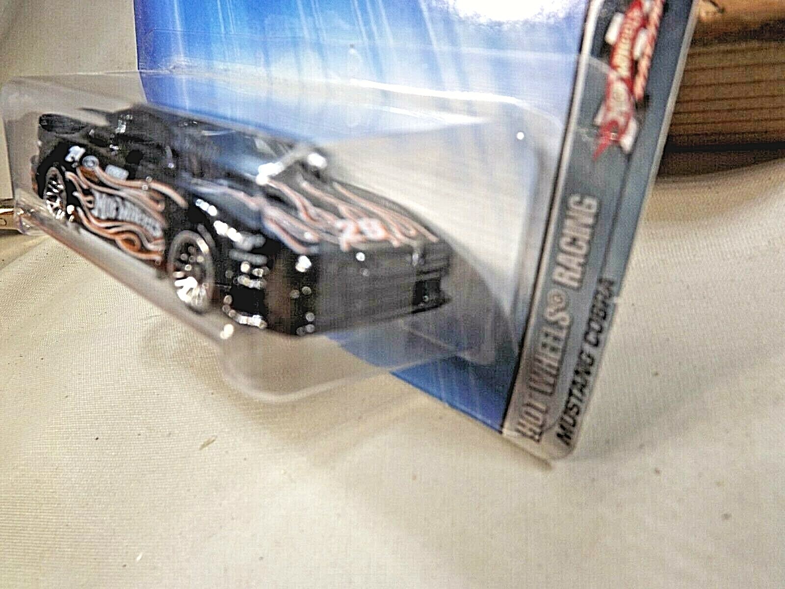 2005 Hot Wheels Kmart #86 Hot Wheels Racing 1/5 MUSTANG COBRA Black w/Lace Sp