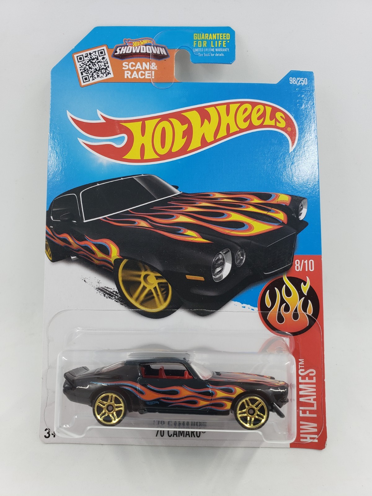 Hot Wheels 2016 8/10 ’70 Camaro HW Flames 98/250