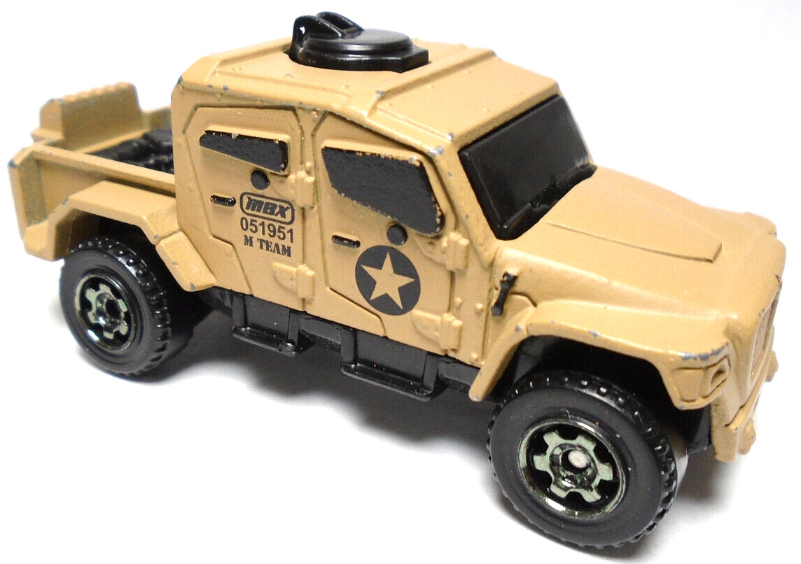 2012 MATCHBOX Y0560 M TEAM 051951 TAN 1:64 DIECAST 2 7/8″ MILITARY TRUCK VEHICLE