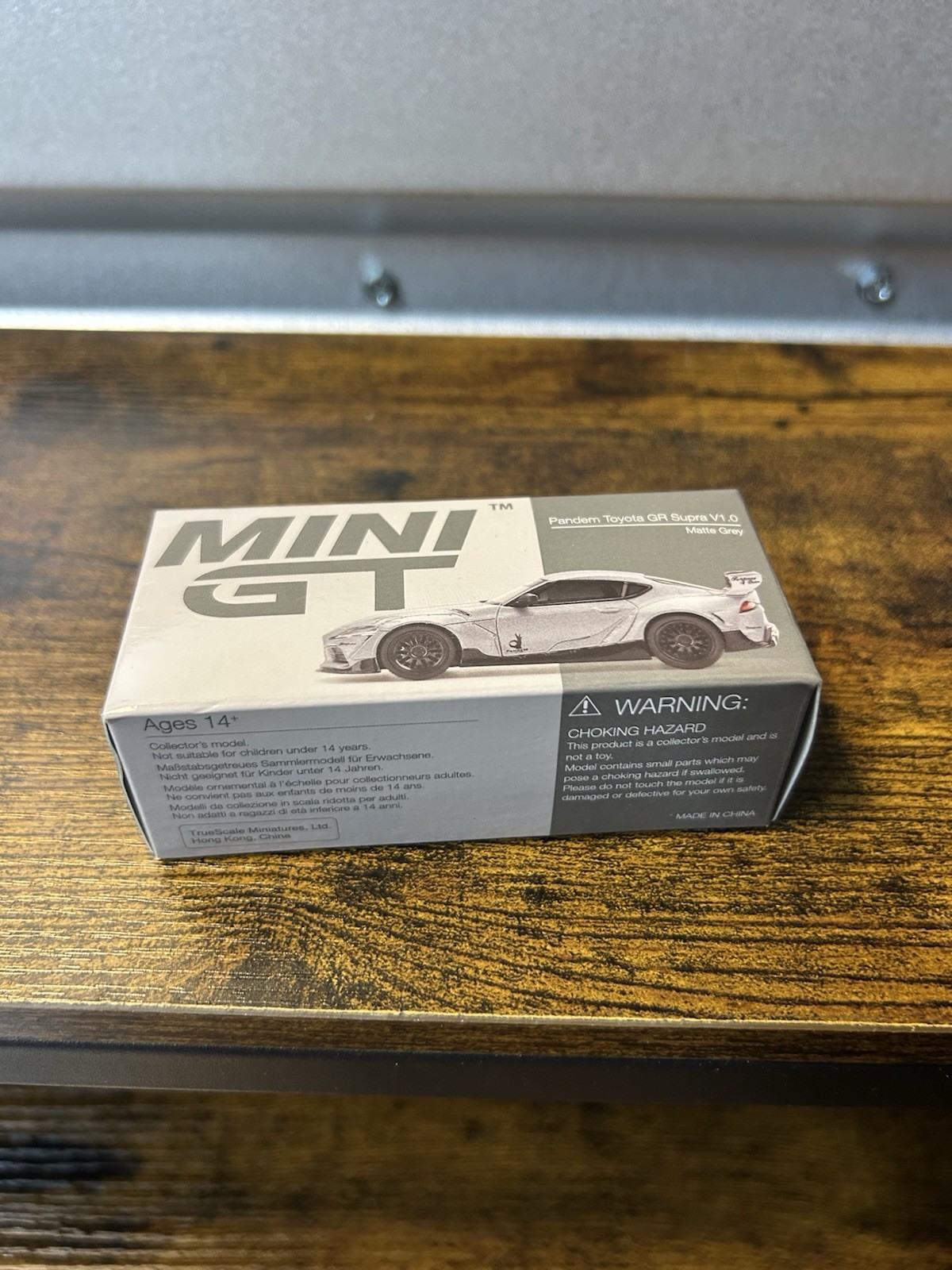 Mini-GT 1:64 2021 Overseas Box Edition Pandem Toyota Gr Supra V1.0 Matte Grey