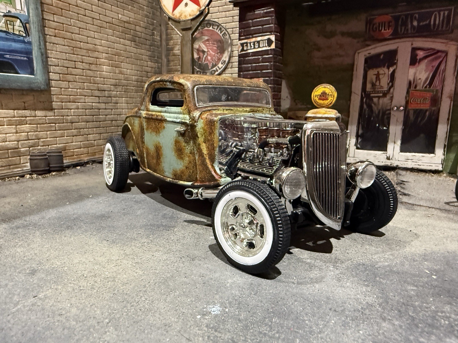 1932 Ford Rat Rod Rusty Weathered Patina 1/18 Diecast