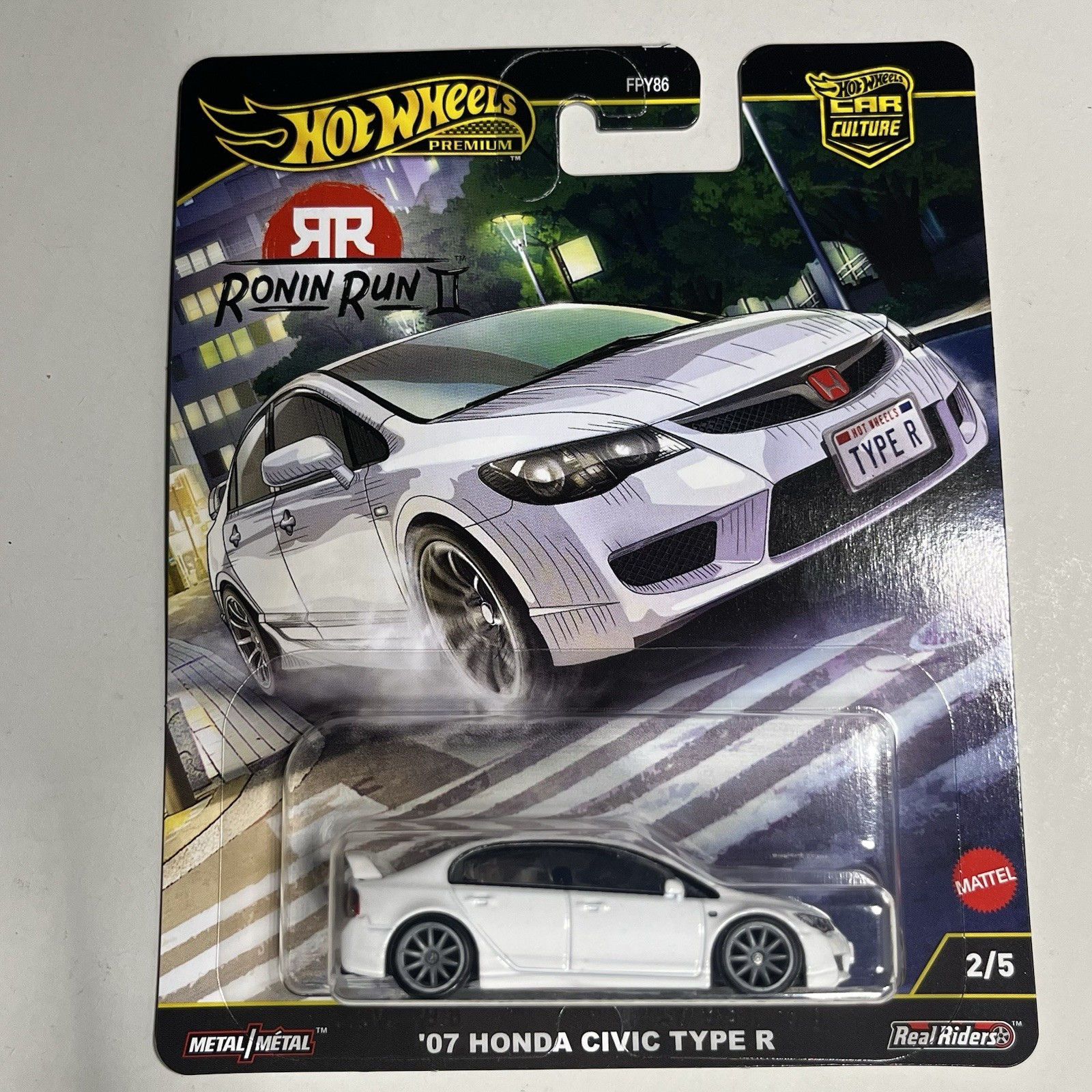 Hot Wheels Premium 2025 Ronin Run II Set of 5 Cars In Protectors