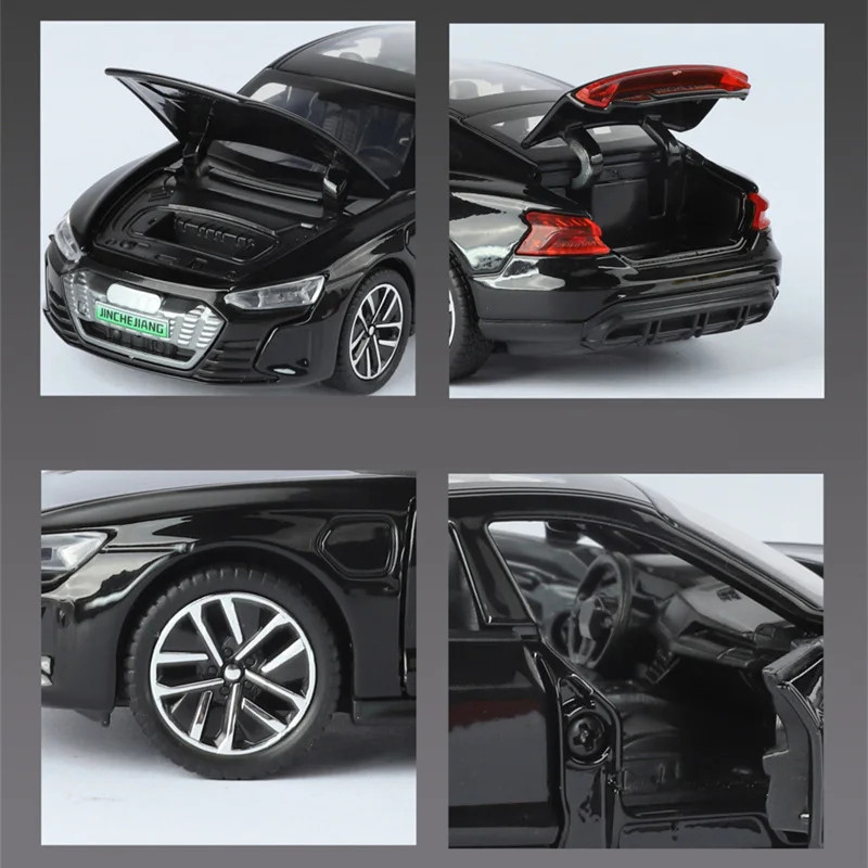 1:32 Audi RS E-Tron GT Alloy Car Model Diecast Metal Toy Sound Light Kids Gift