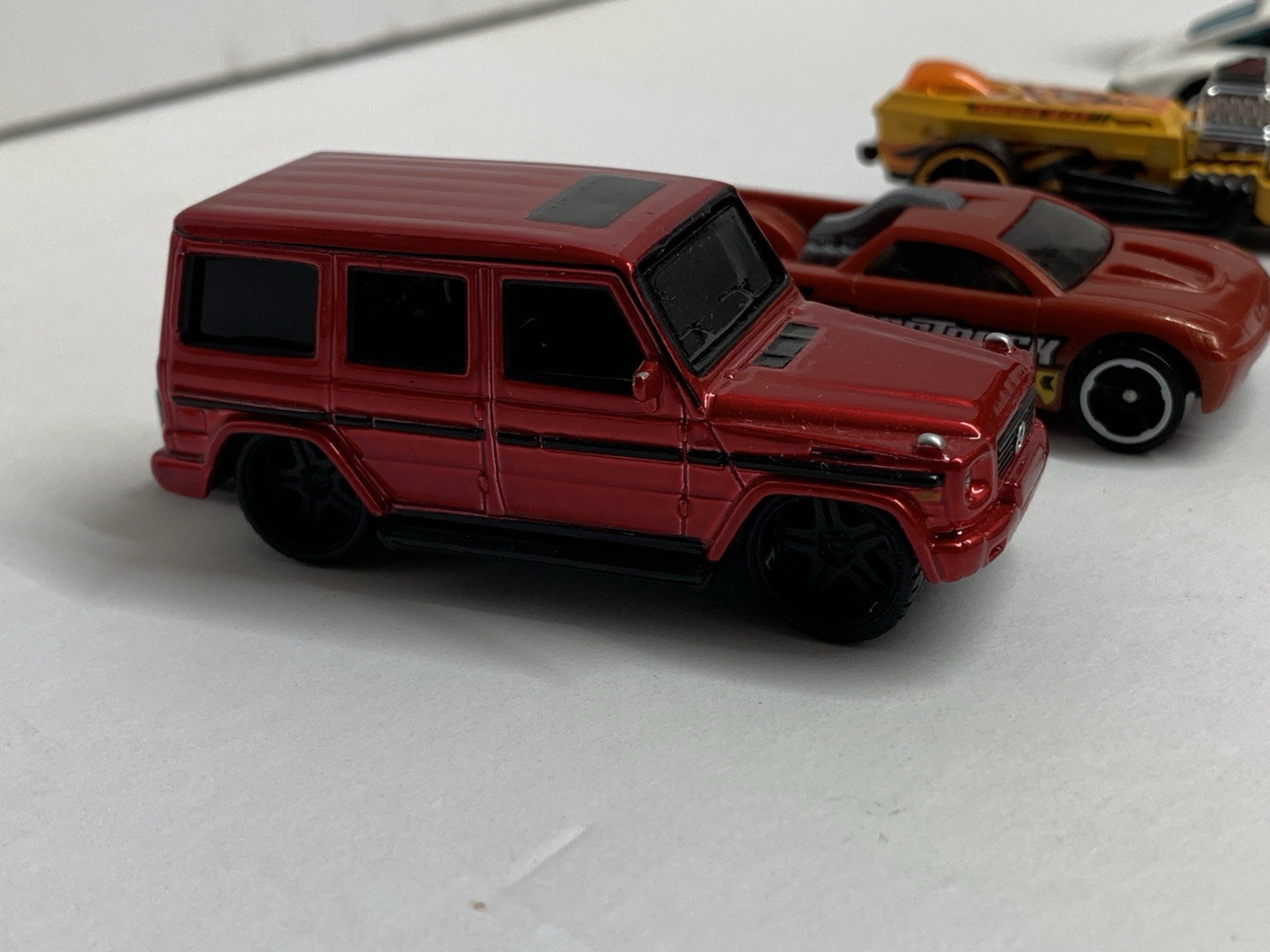 Lot Of 6 Toy Cars Die-cast And Plastic Hot wheels And Other Brands Preowned.