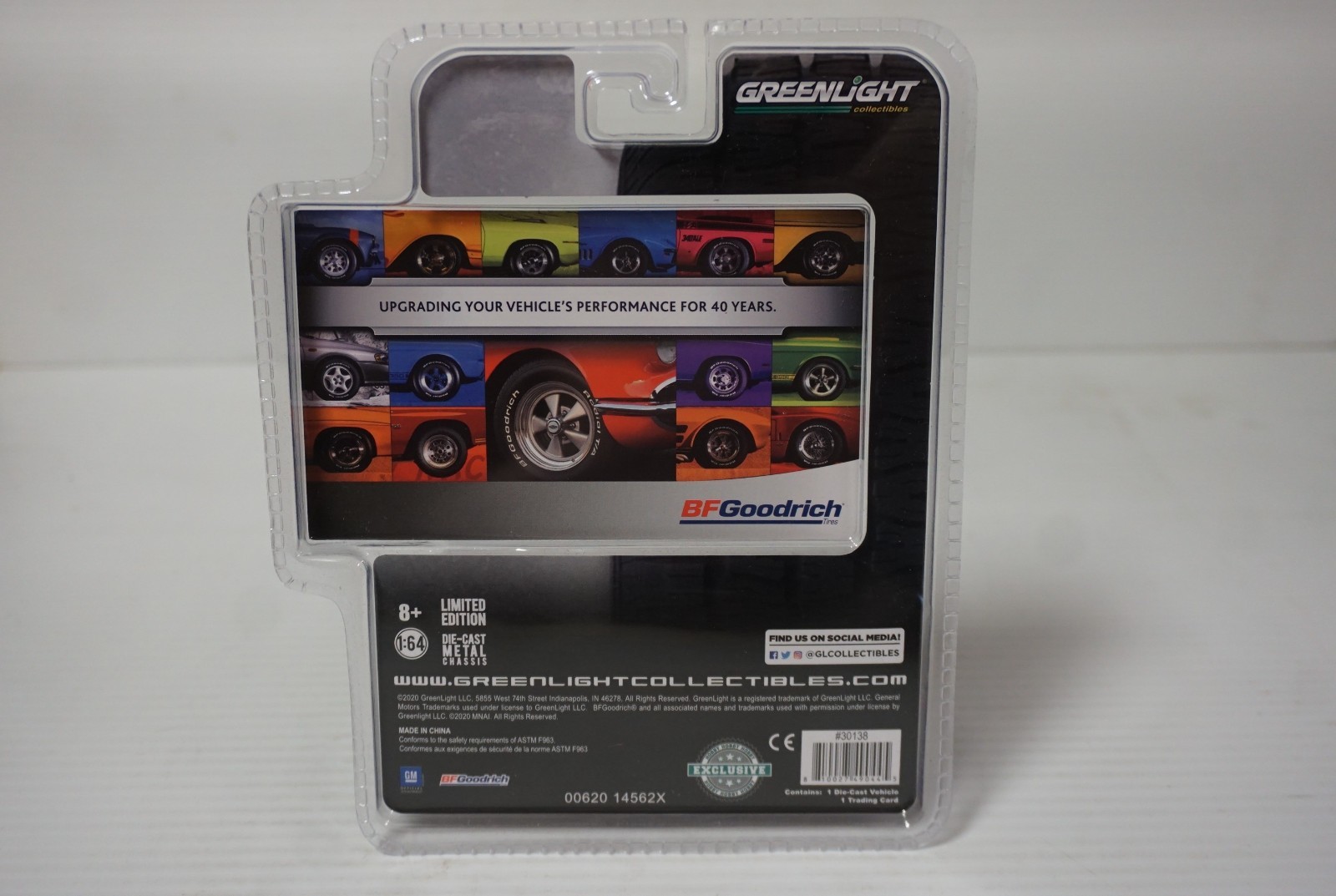 1/64 Greenlight 1970 Pontiac GTO Judge Orange Car BF Goodrich Ad Hobby Exclusive