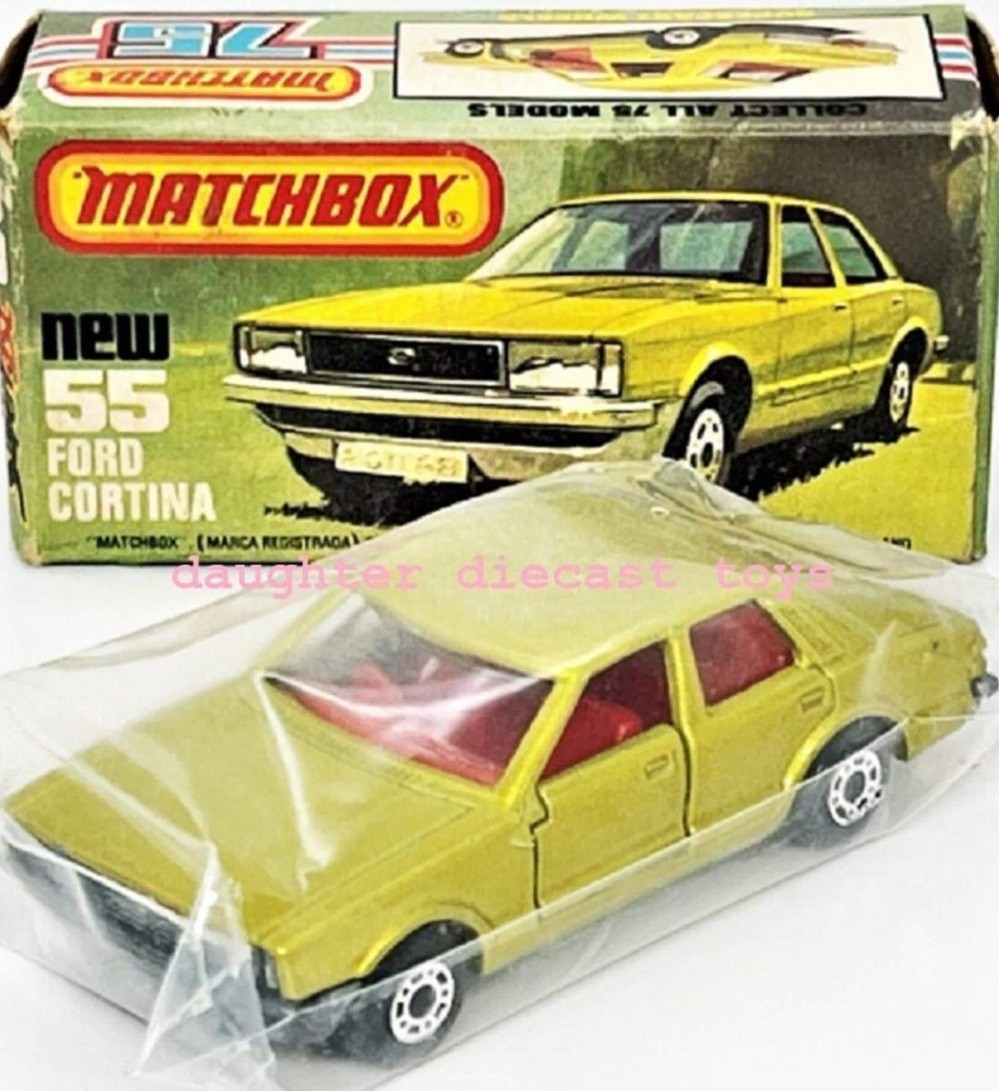 Vintage 1979 Matchbox Superfast No 55 FORD CORTINA MINT Condition!