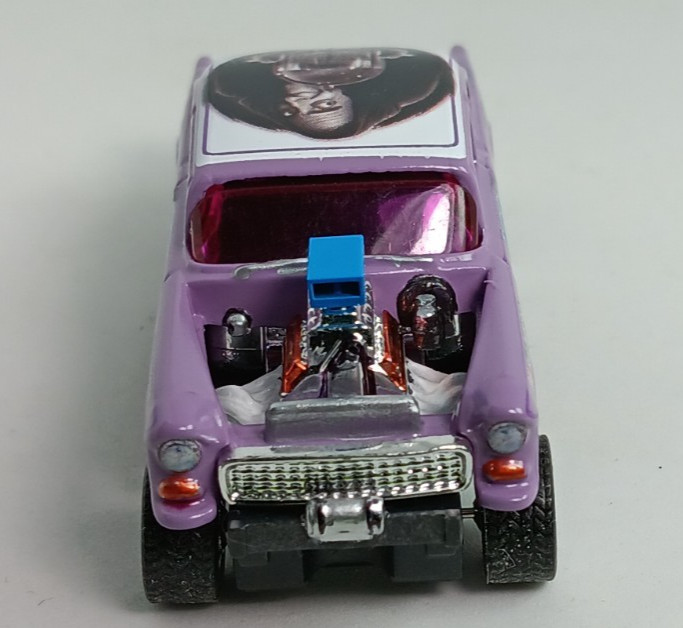 Custom, Hot Wheels ’55 CHEVY BEL AIR GASSER, “ABBY NORMAL”