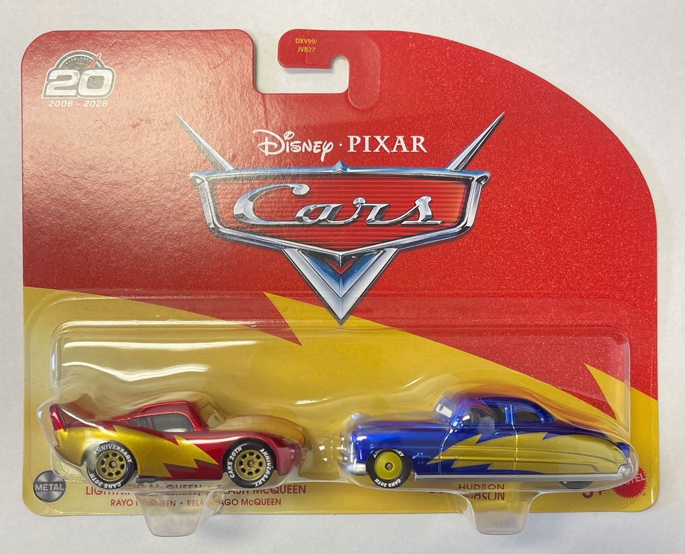 Disney Pixar Cars 20th 2026 Anniversary Lightning McQueen Doc Hudson 2 Pack