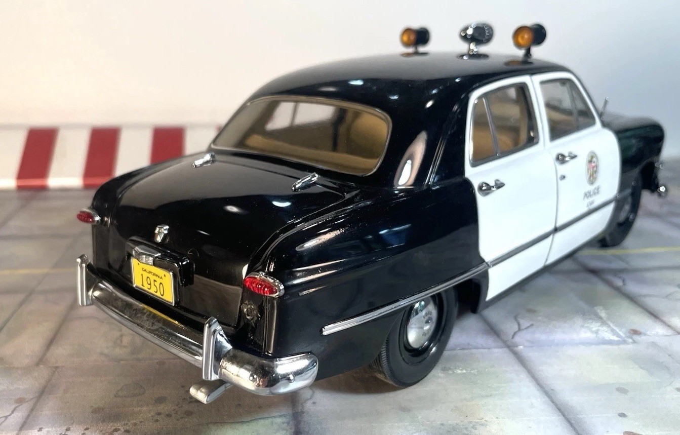 Rare 1/18 Precision Miniatures LAPD 1950 Ford Police Car Dragnet OrigOwn *READ*