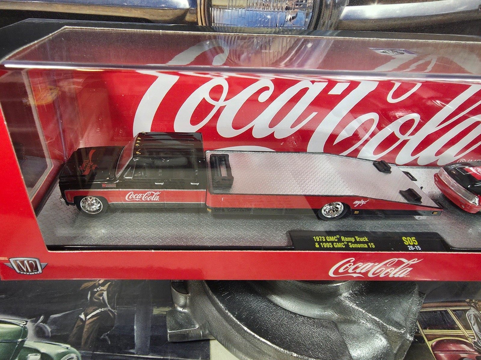 AUTO HAULERS “COCA-COLA” RELEASE S05, 3 PC SET 1/64 DIECAST MODELS M2 56000-S05