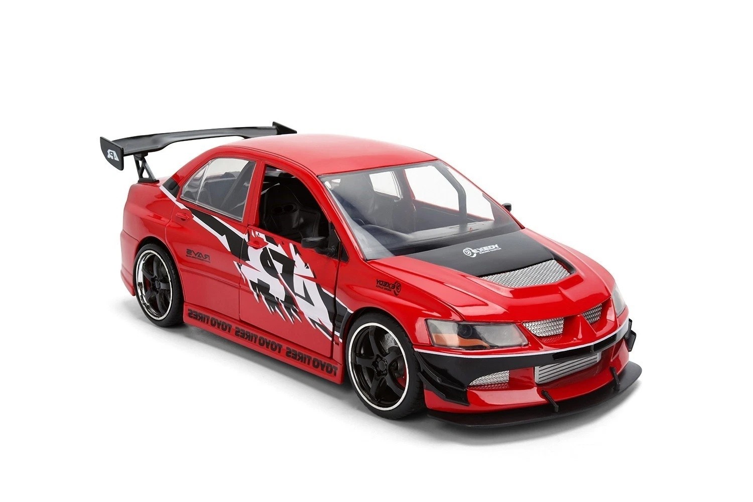 JADA 1:24 SEAN’S MITSUBISHI LANCER EVO IX RED “FAST & FURIOUS 25 YEARS” 36208-13