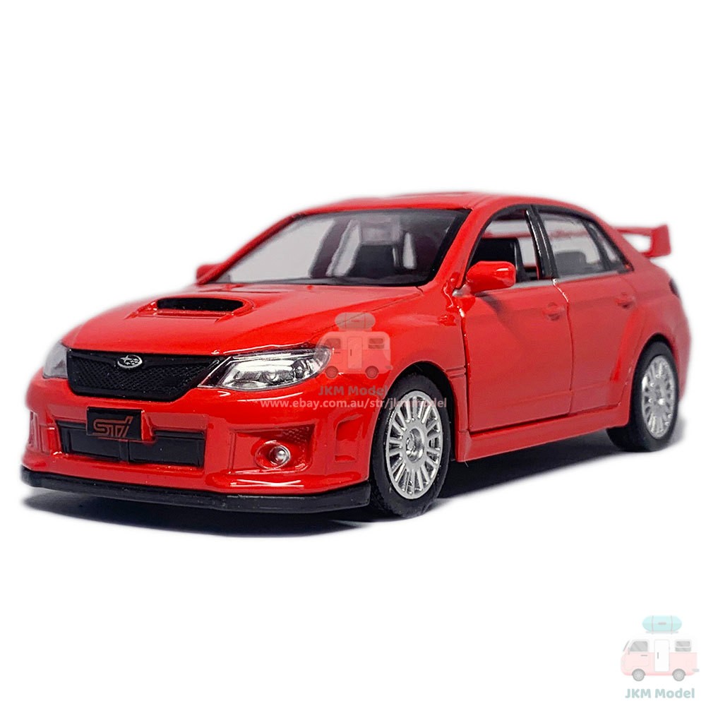 1:36 Subaru WRX STI Hot Hatch Model Car Alloy Diecast Toy Vehicle Kids Gift Red