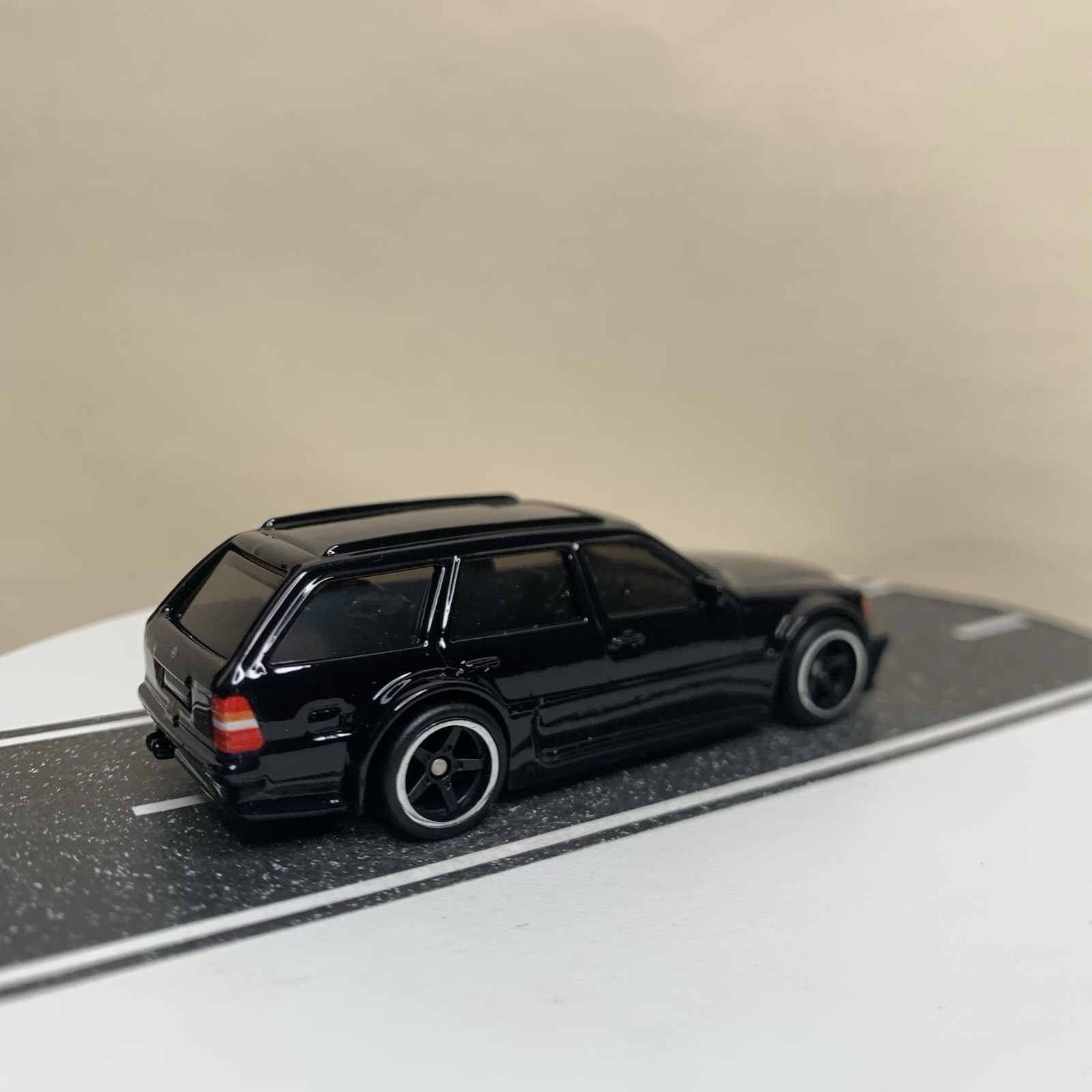 Hot Wheels Premium Boulevard #60 Mercedes-Benz AMG E36 Estate Wagon Custom Black