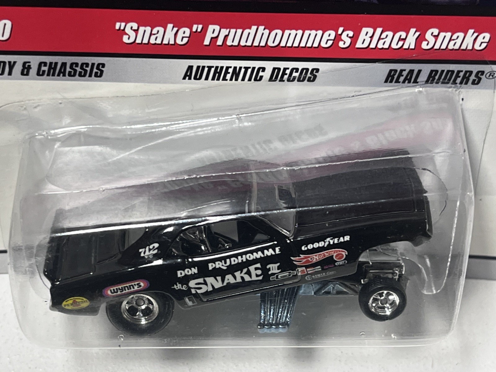 Hot Wheels Premium Drag Strip Demons Prudhomme Army Snake & Black Snake!
