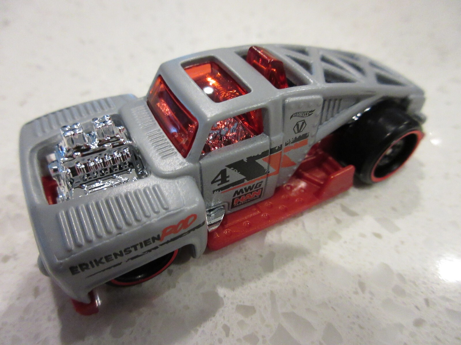 2019 Hot Wheels Erikenstein Rod GRAY 1:64 DIECAST Toy Race Car