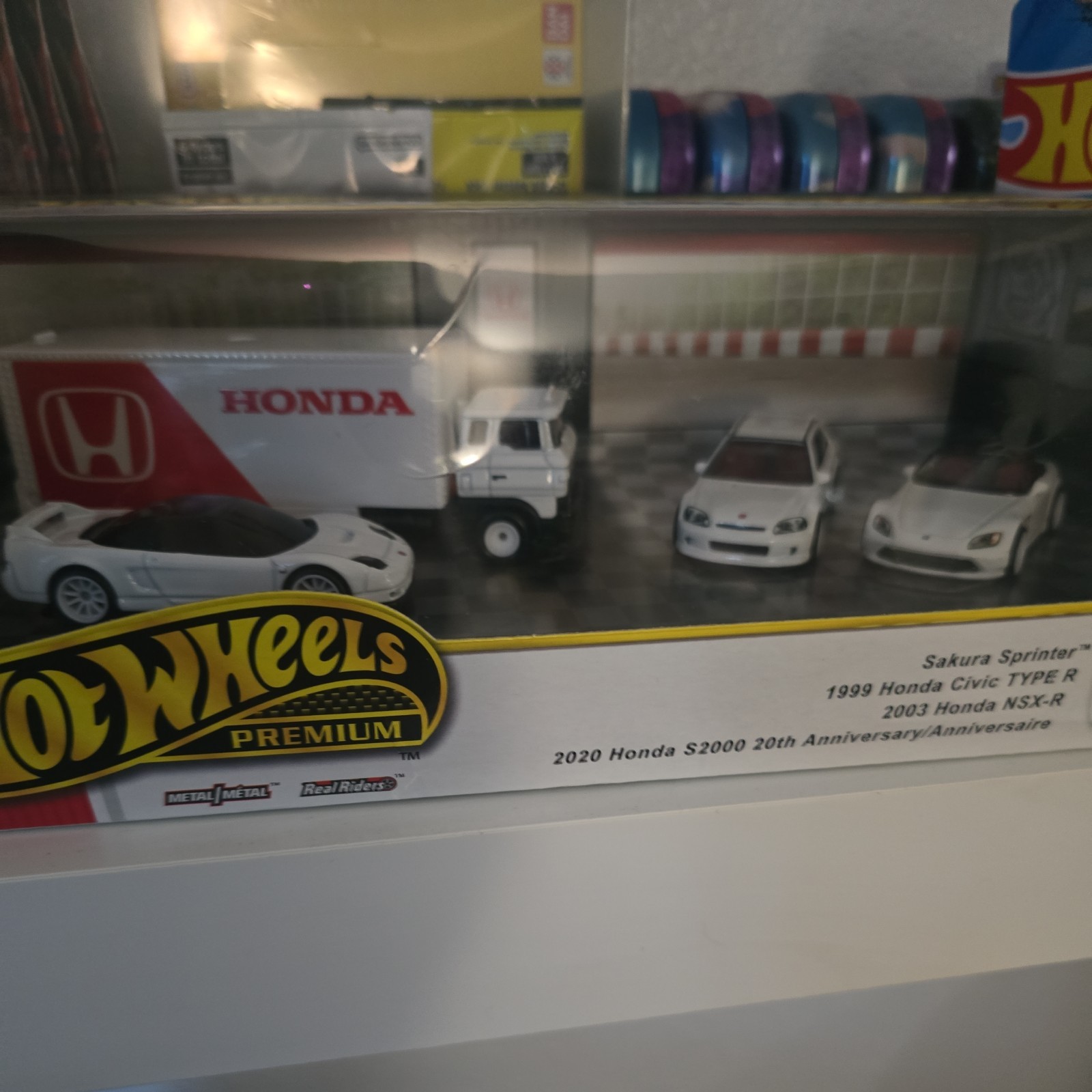 Hot Wheels Premium 2025 Honda Set Sprinter Civic Type R NSX-R S2000 Diorama