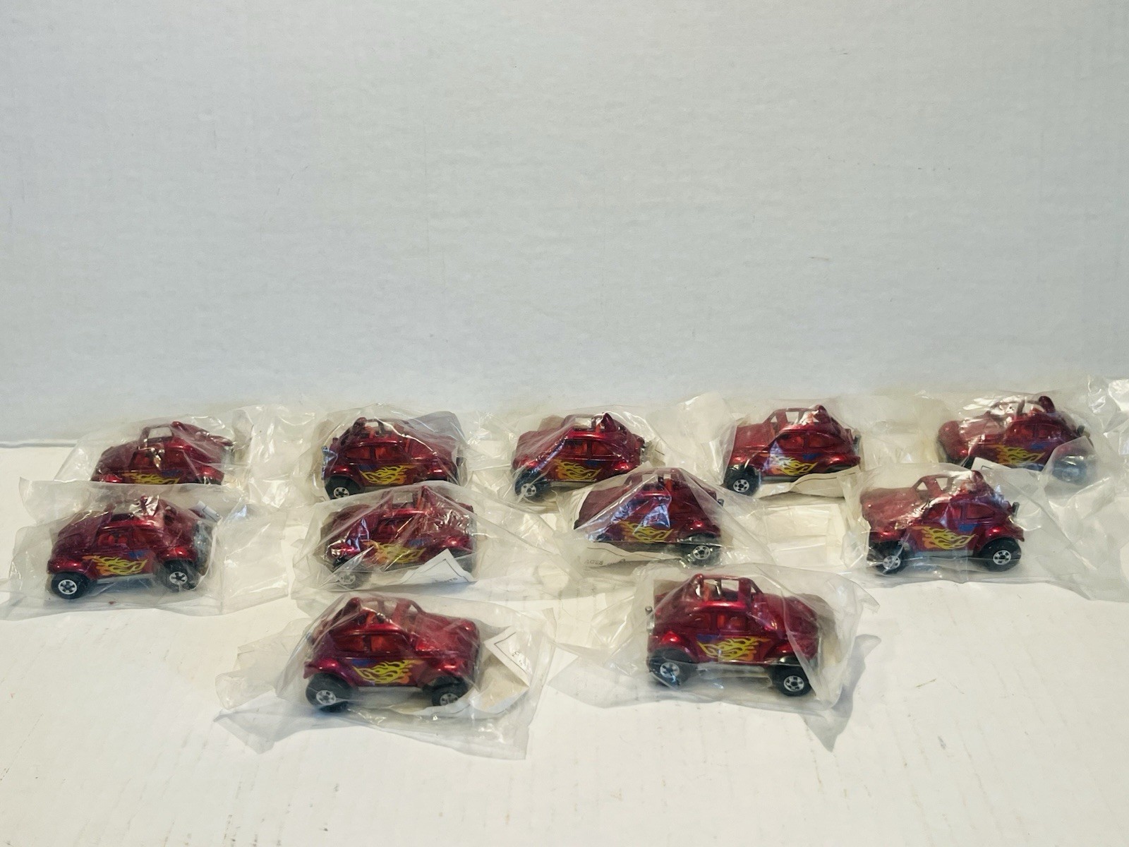 Red Hot Wheels Volkswagen Beetle Baja Bug Baggie Cars