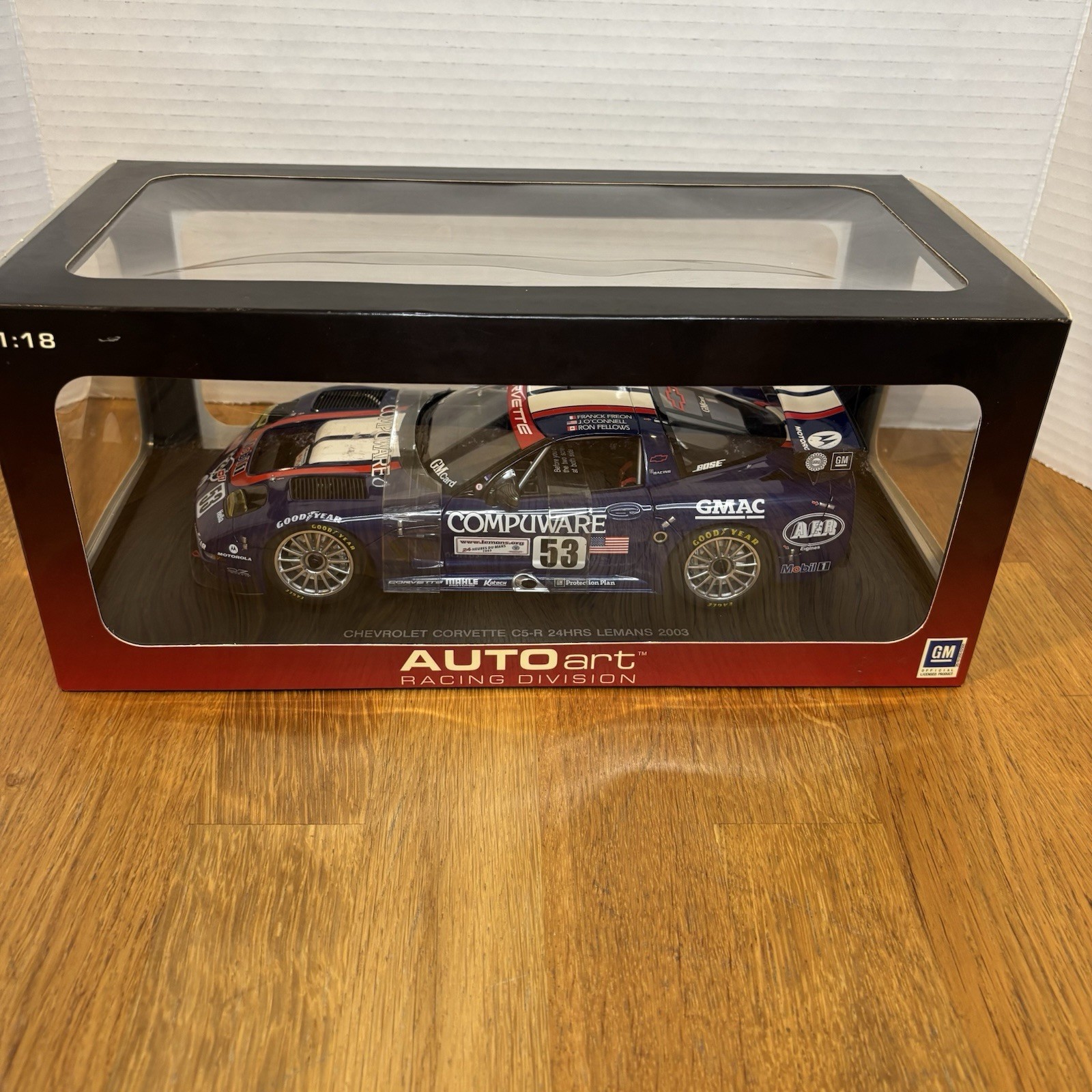 Auto Art Racing Division 1:18 Chevrolet Corvette C5-R 24Hrs Lemans 2003 – New