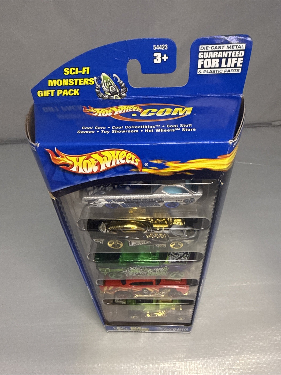 2000 HOT WHEELS SCI-FI MONSTERS GIFT PACK 5 CAR SET NEW UNOPENED PACKAGE 54423
