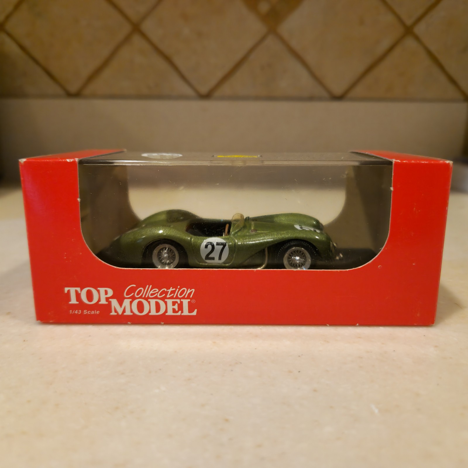 1:43 Top Model Collection 1953 Aston Martin DB3S, Le Mans 1953 #27