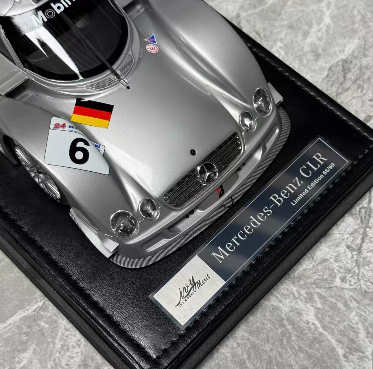 *SUPER RARE* Ivy Models 1/18 Mercedes Benz CLR 1999 24 Hours of LeMans #6