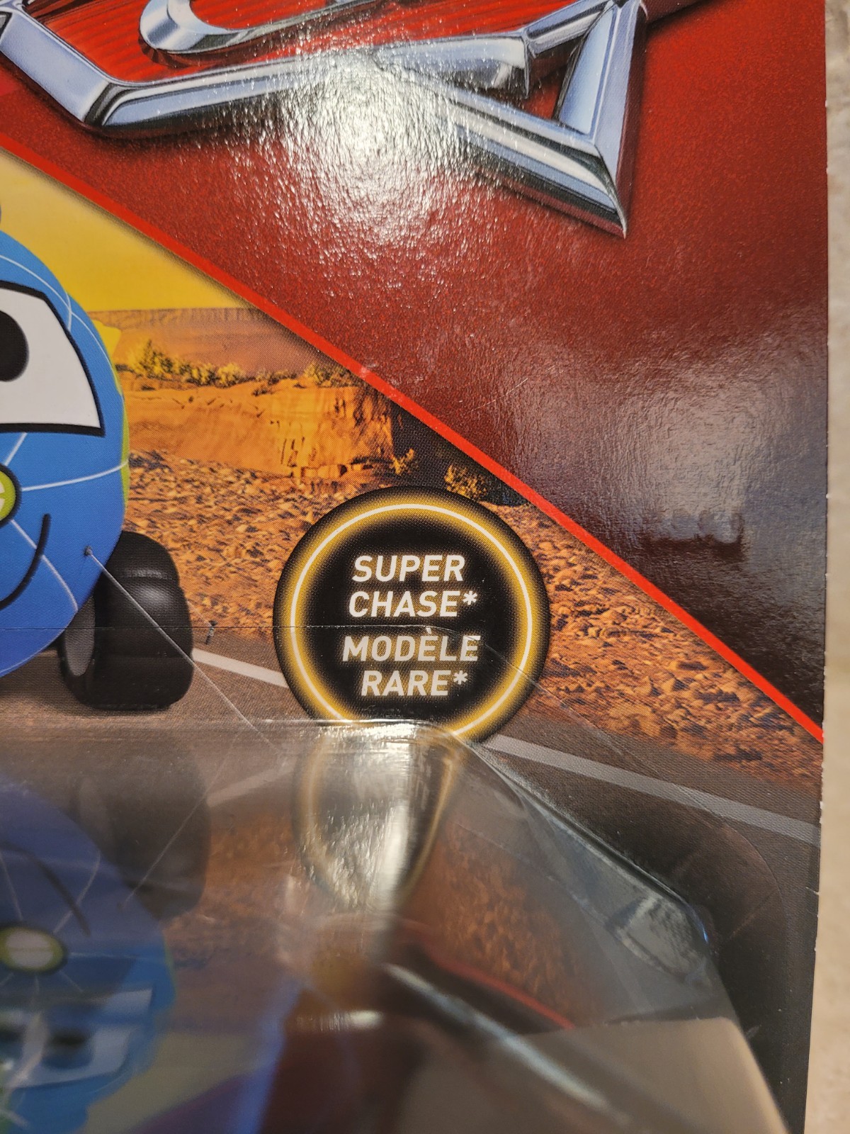 Disney Pixar Cars Globie WGP Deluxe Super Chase
