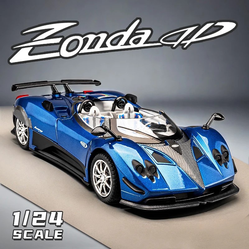 1:24 Pagani Zonda Car Model Alloy Convertible Sports Car Ornaments Car Model