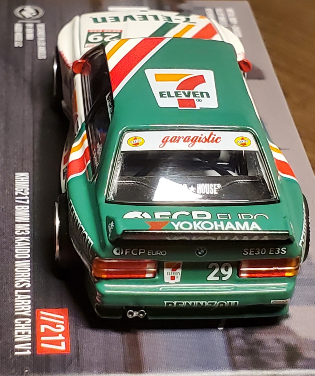 Kaido House x Mini GT BMW M3 Larry Chen 7-Eleven 1/64 KHMG217