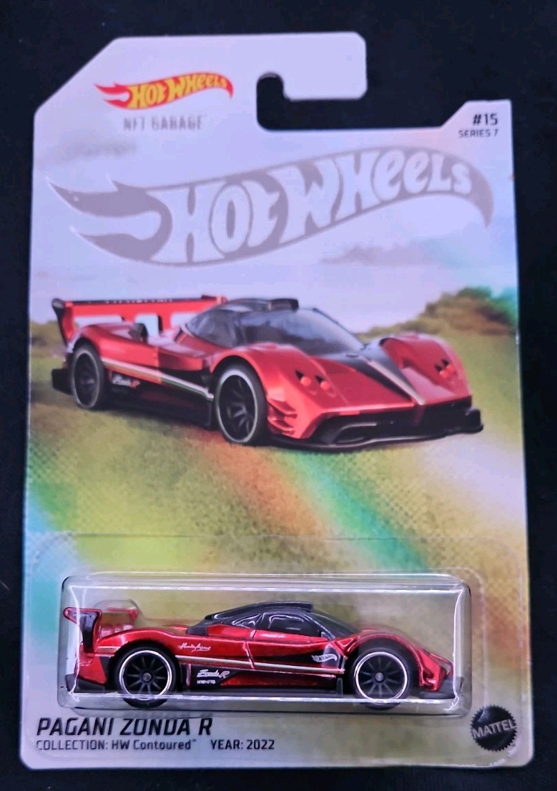 Hot Wheels NFTGarage Series 7 Pagani Zonda R Spectraflame Rosso Dubai
