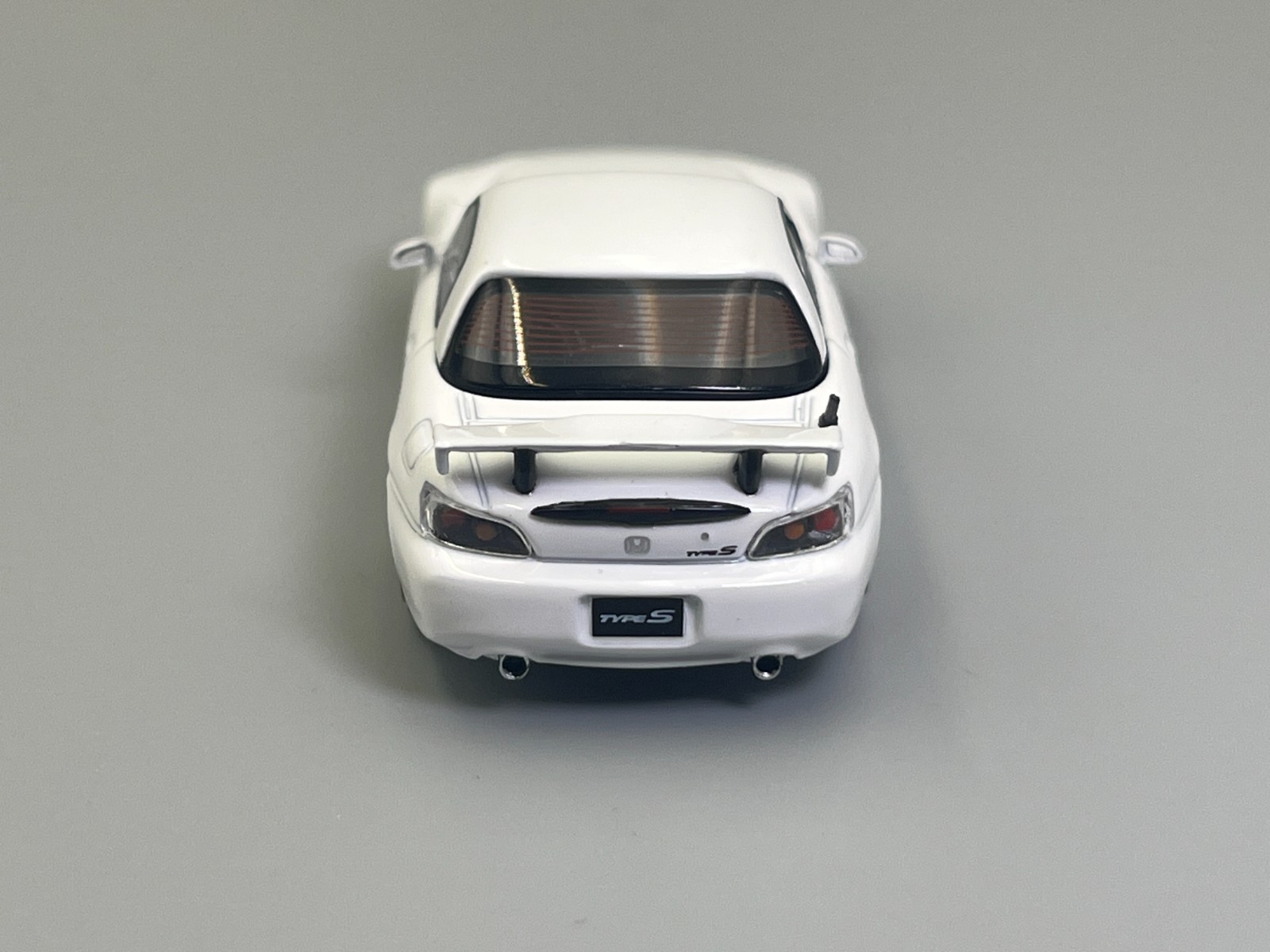 Honda S2000 Type S AP2 White Hardtop Convertible Kit MotorHelix 1/64 scale