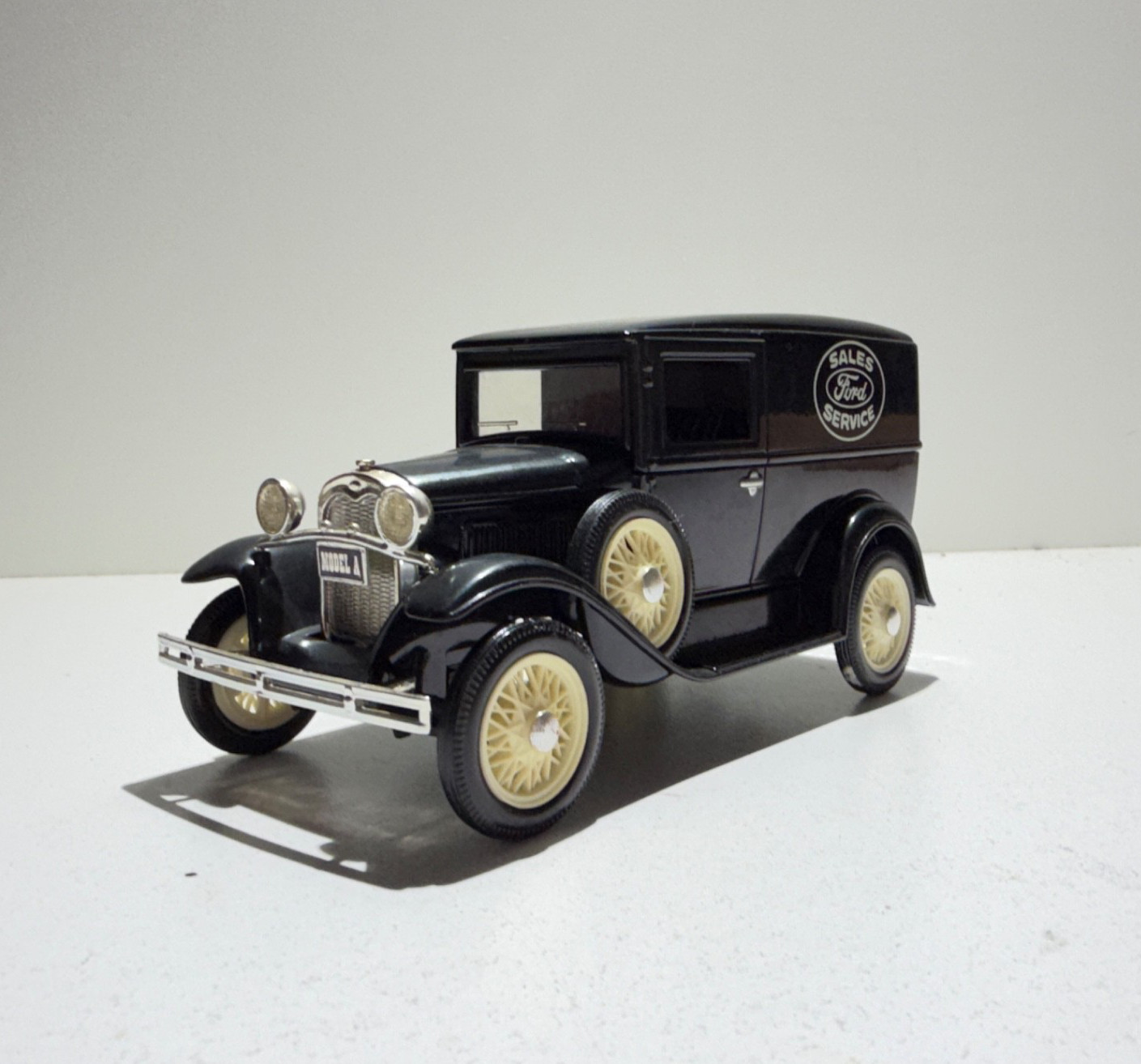 Liberty Classics Diecast Ford Sales & Service Model A Panel Truck Black No Box