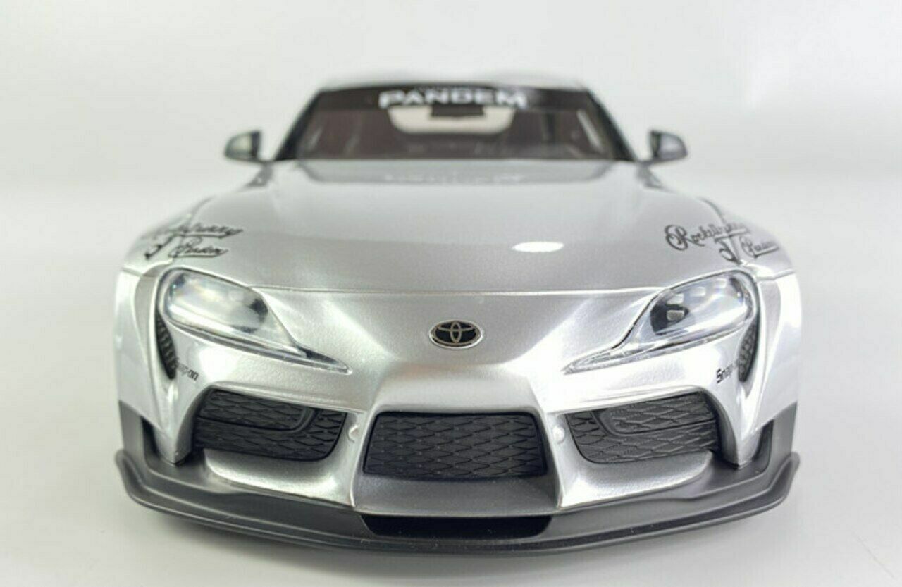 2020 TOYOTA PANDEM GR SUPRA V1.0 1:18 RESIN TS0297 SILVER ACME