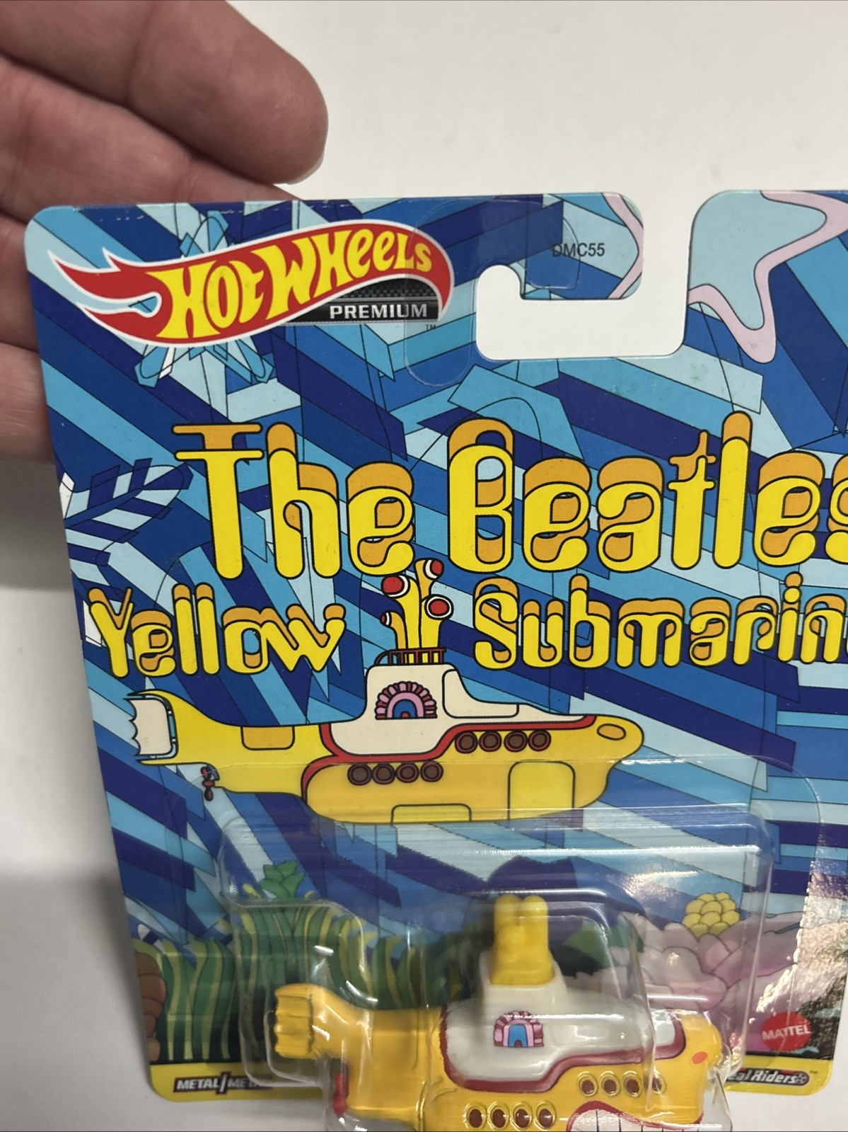Hot Wheels The Beatles Yellow Submarine Real Riders Premium Mattel