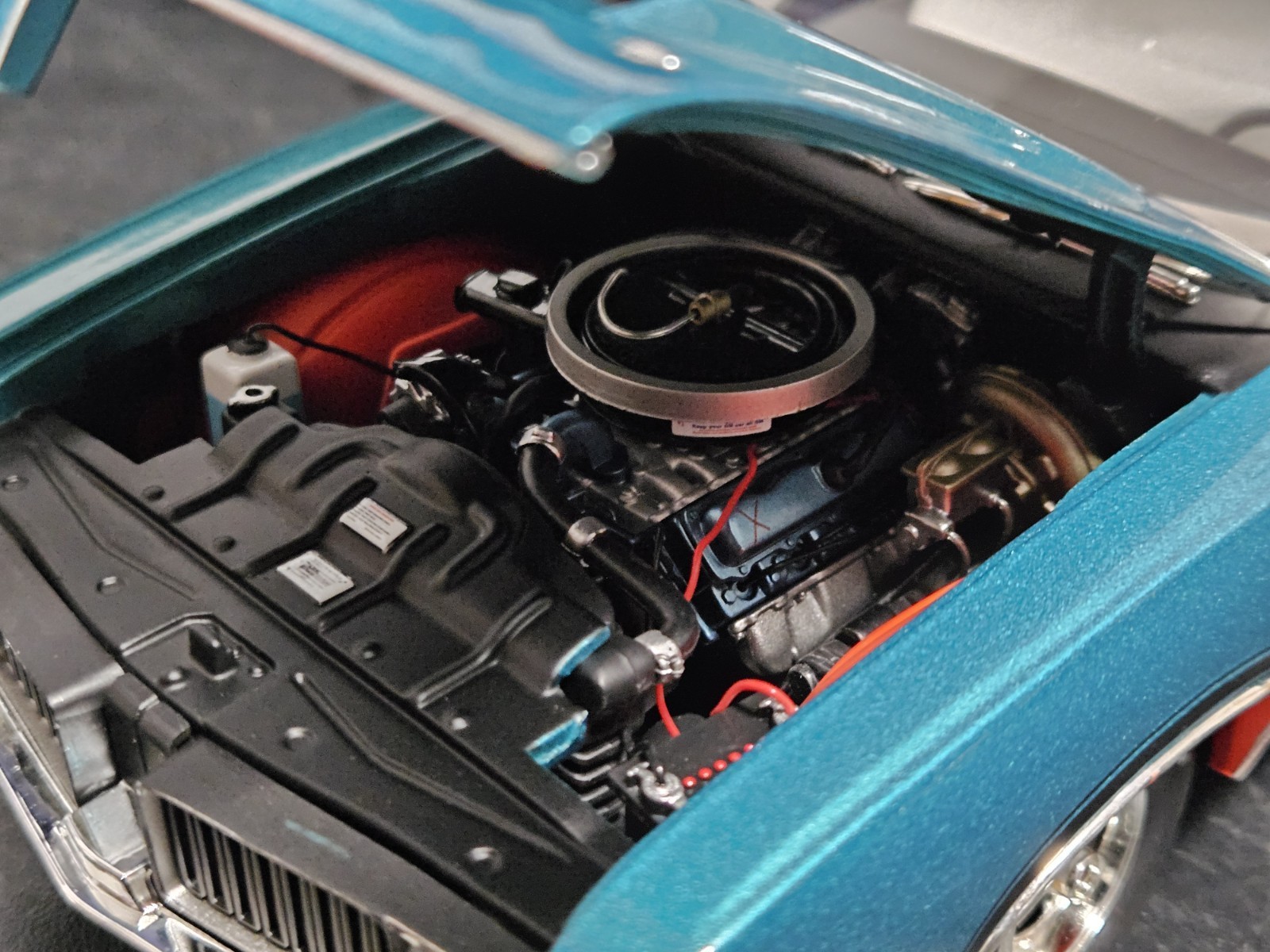 ACME 1:18 SCALE 1970 OLDSMOBILE 442 W-30 IN AEGEAN AQUA METALLIC A1805627. NEW!!