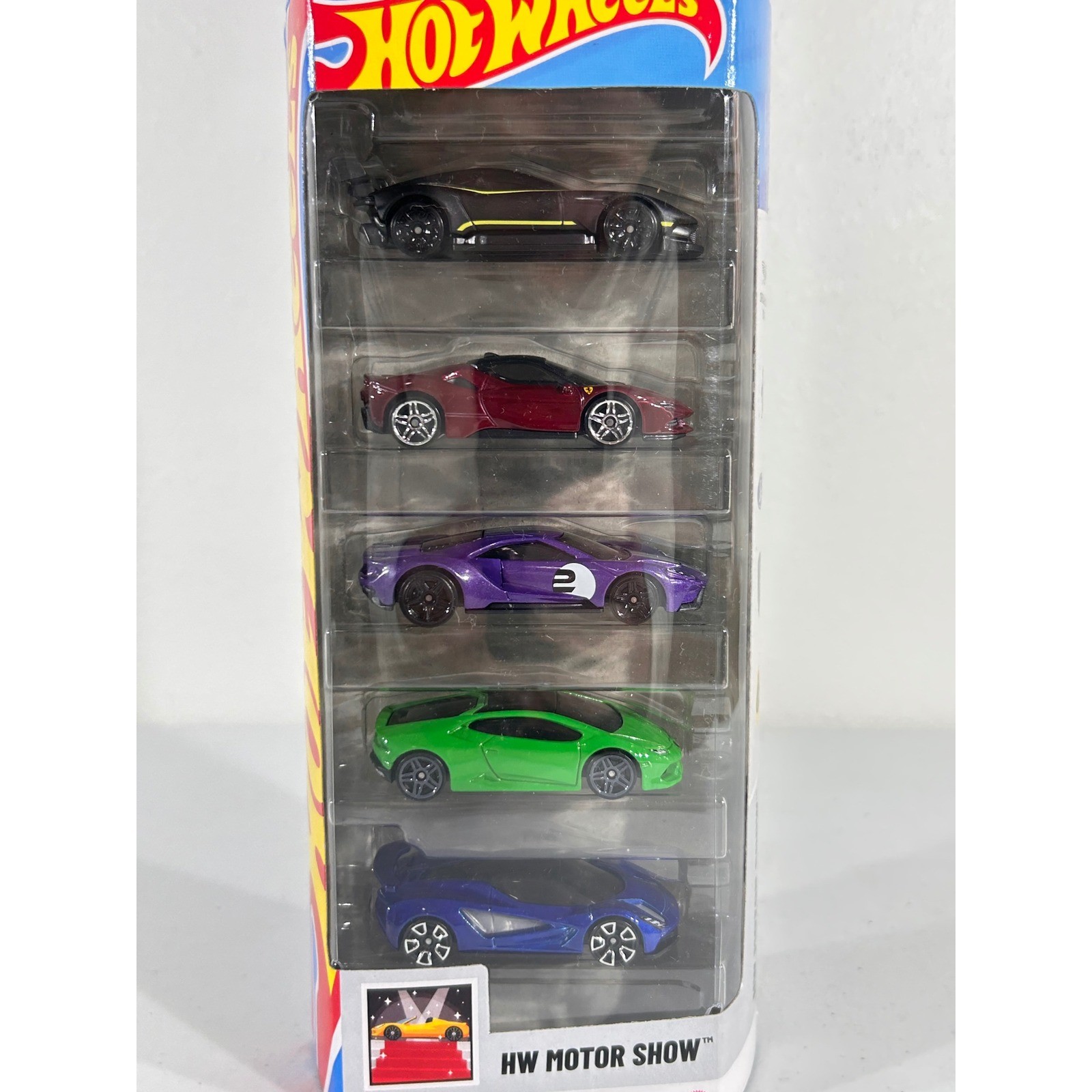 Hot Wheels HW Motor Show 5 Car Pack Assortment NEW in box factory sealed