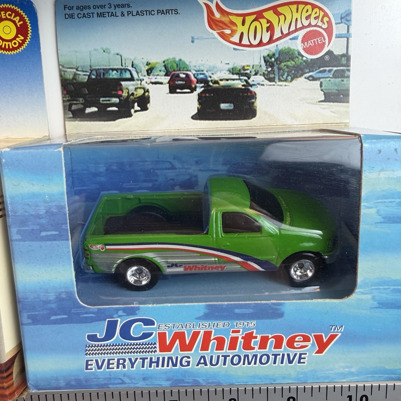Vtg Hot Wheels JC Whitney Lot (4) Woodie, F-150, Nomad, 40s Ford Truck NIB