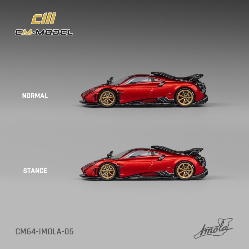CM MODEL 1:64 Pagani Imola Metallic Red Diecast Model Car