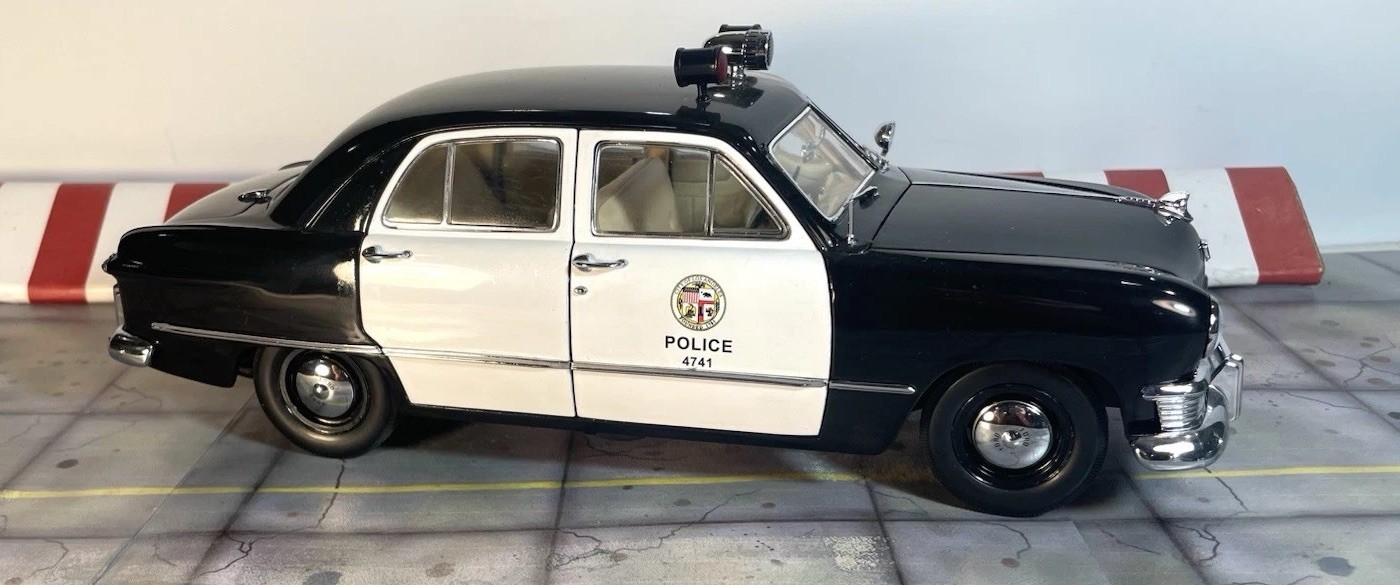 Rare 1/18 Precision Miniatures LAPD 1950 Ford Police Car Dragnet OrigOwn *READ*