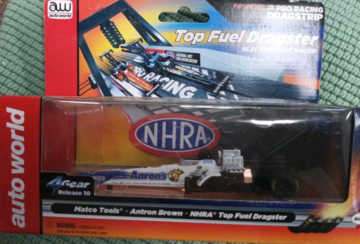 Auto World Top Fuel Dragster Matco Tools Aarons Antron Brown NHRA HO Slot Car